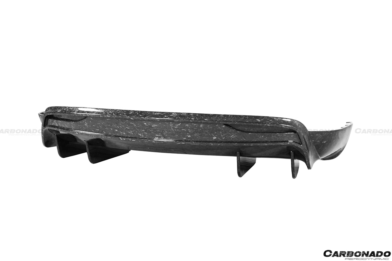 2019 - 2021 Tesla Model X SUV RZS Style Carbon Fiber Rear Diffuser