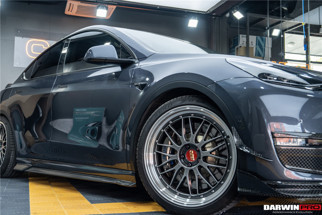 2020 - 2023 Tesla Model Y IMP Performance Carbon Fiber Front  Bumper Canards