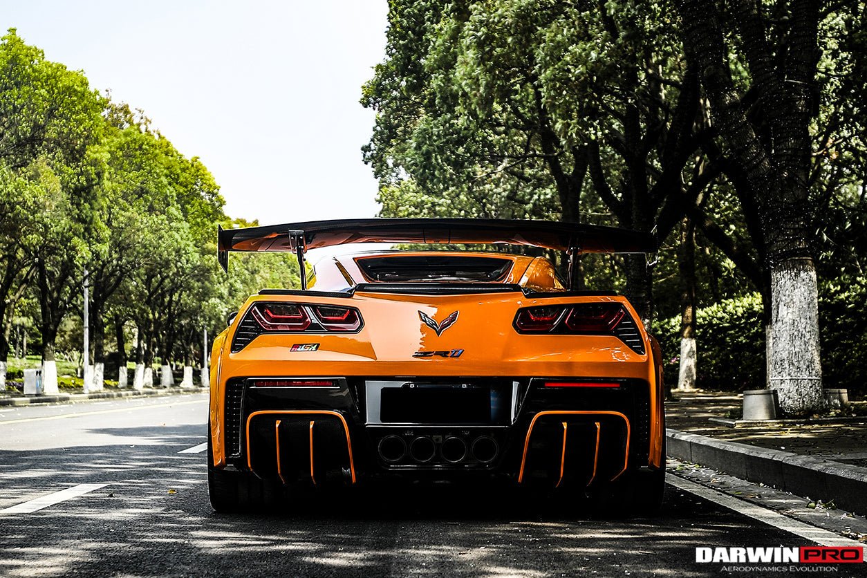 2013-2019 Corvette C7 Z51 Grandsport Z06 BKSS Style Rear Diffuser