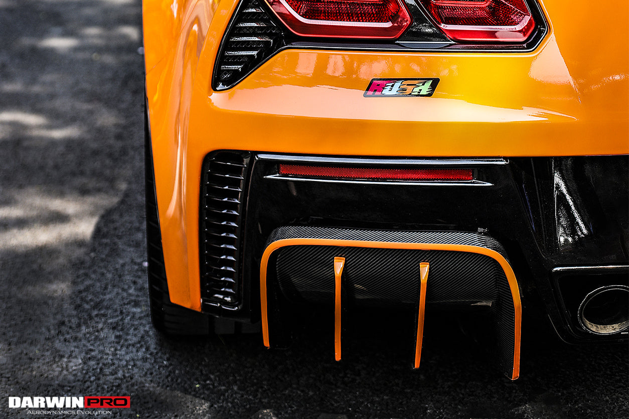 2013-2019 Corvette C7 Z51 Grandsport Z06  BKSS Style Rear Diffuser