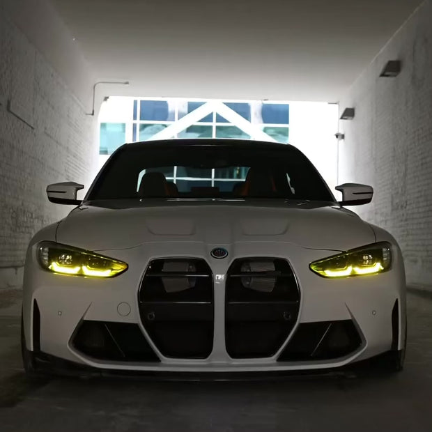 Auto Car Accessories for BMW M3 M4 G80 G82 Modified CSL Daytime Running  Lights Lemon Yellow Angel Eye Module Auto Lamp - China Body Kit, Bumper