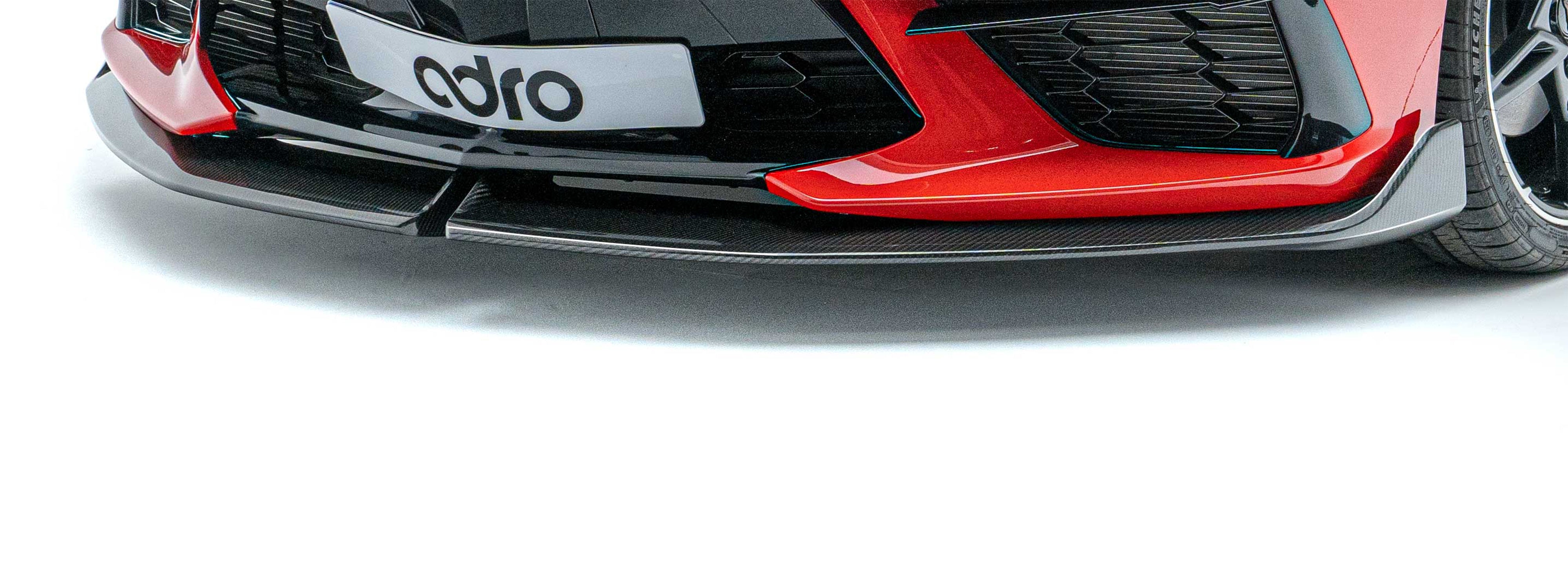 Adro Corvette C8 PrePreg Carbon Fiber Front Lip