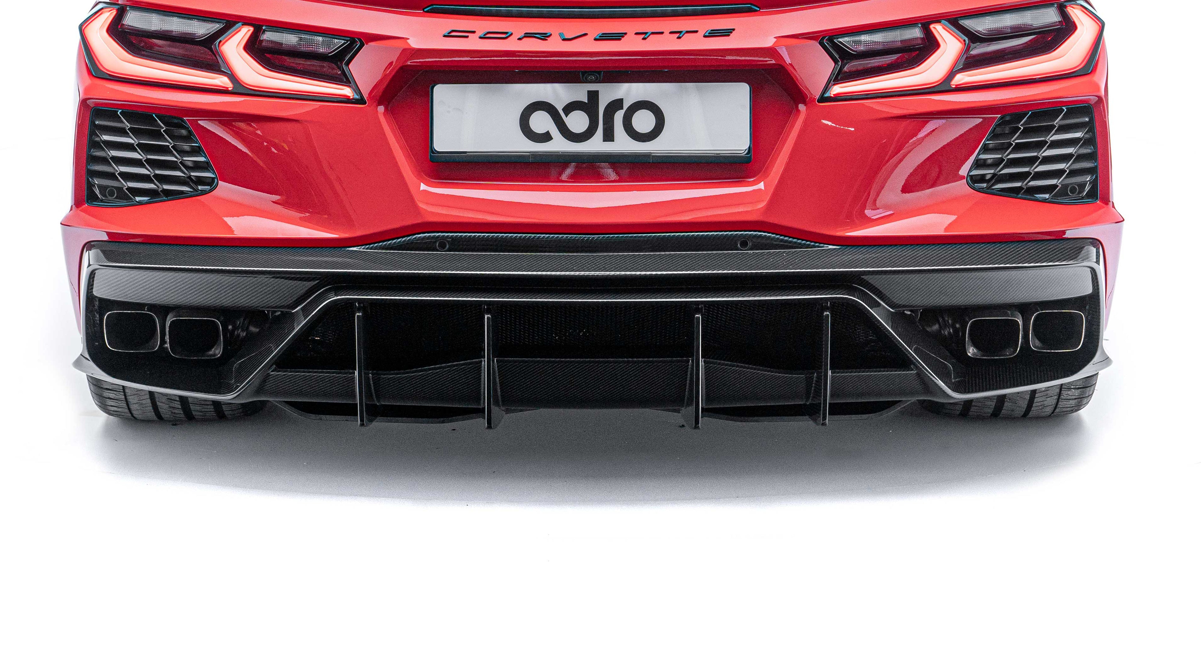 Adro Corvette C8 PrePreg Carbon Fiber Rear Diffuser