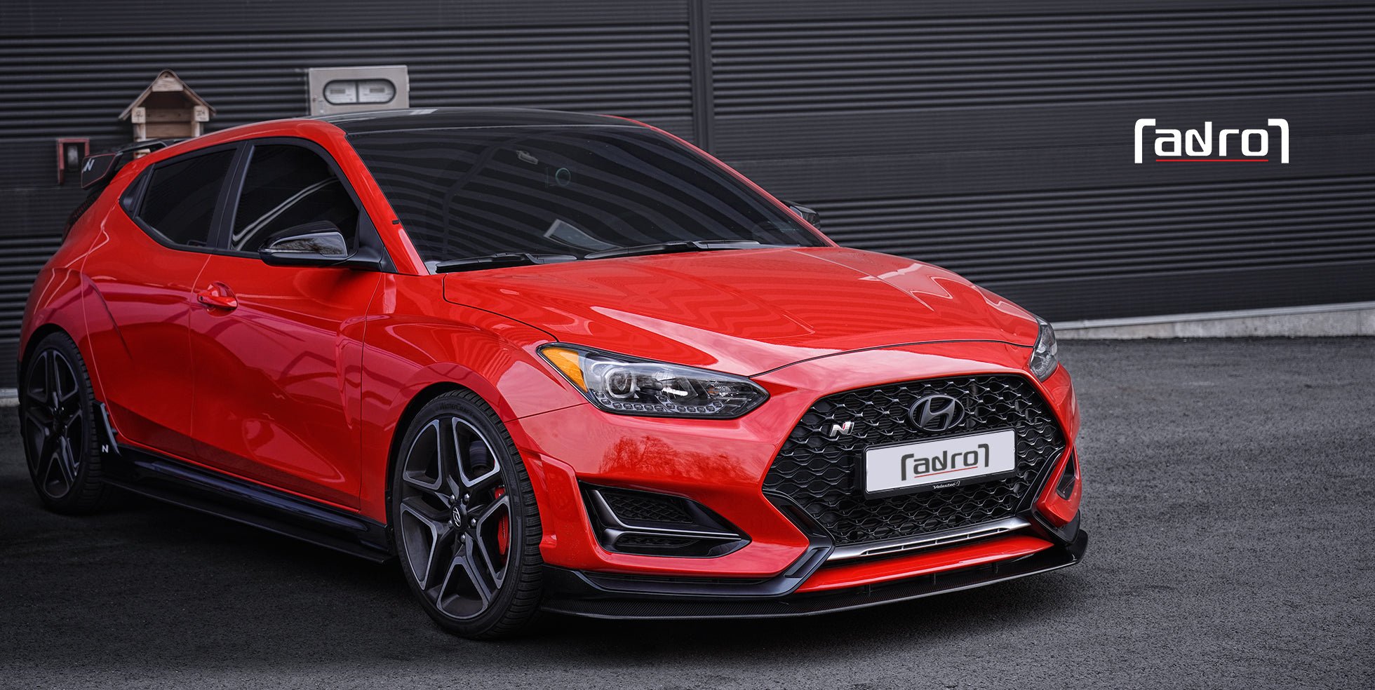 Adro Hyundai Veloster N Carbon Fiber Front Lip VI