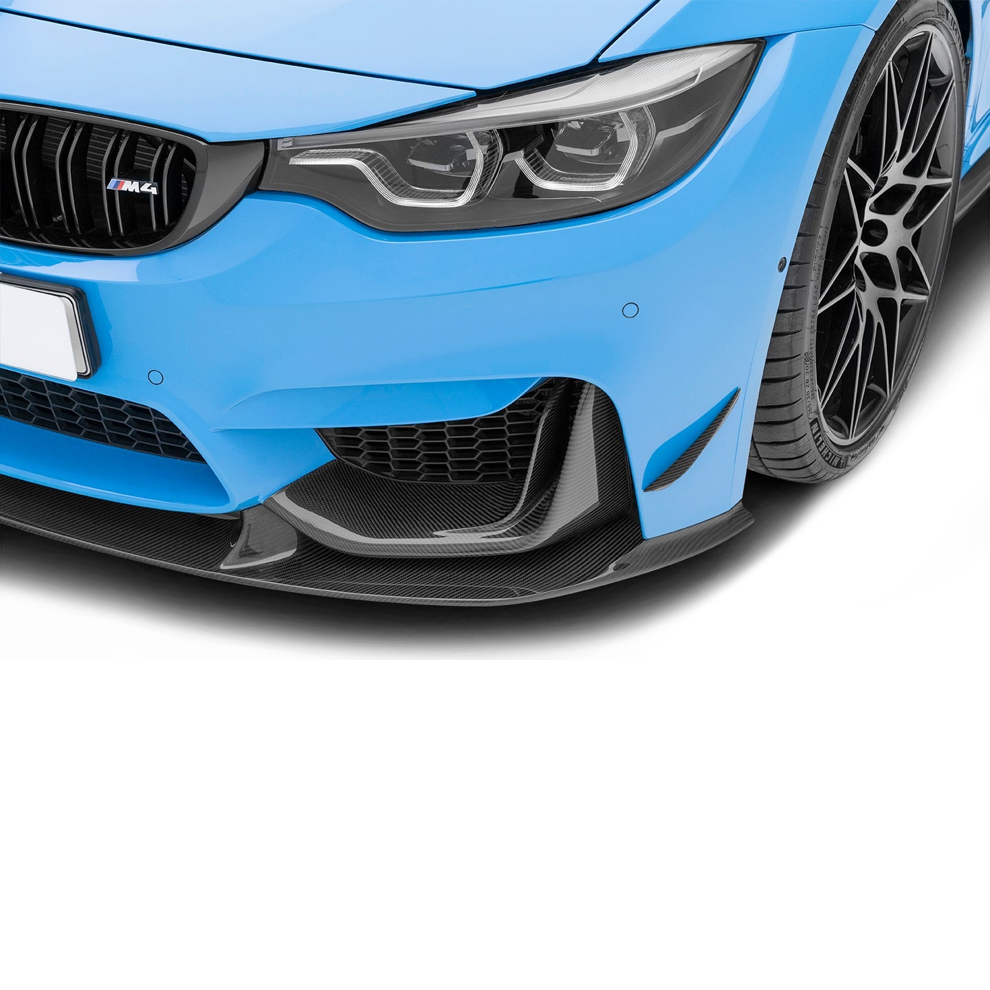 Adro BMW F80 M3 F82 M4 Carbon Fiber Front Bumper Canards