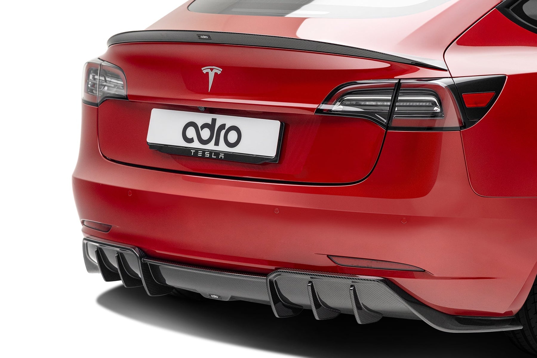 Adro Tesla Model 3 Premium Prepeg Carbon Fiber Rear Diffuser