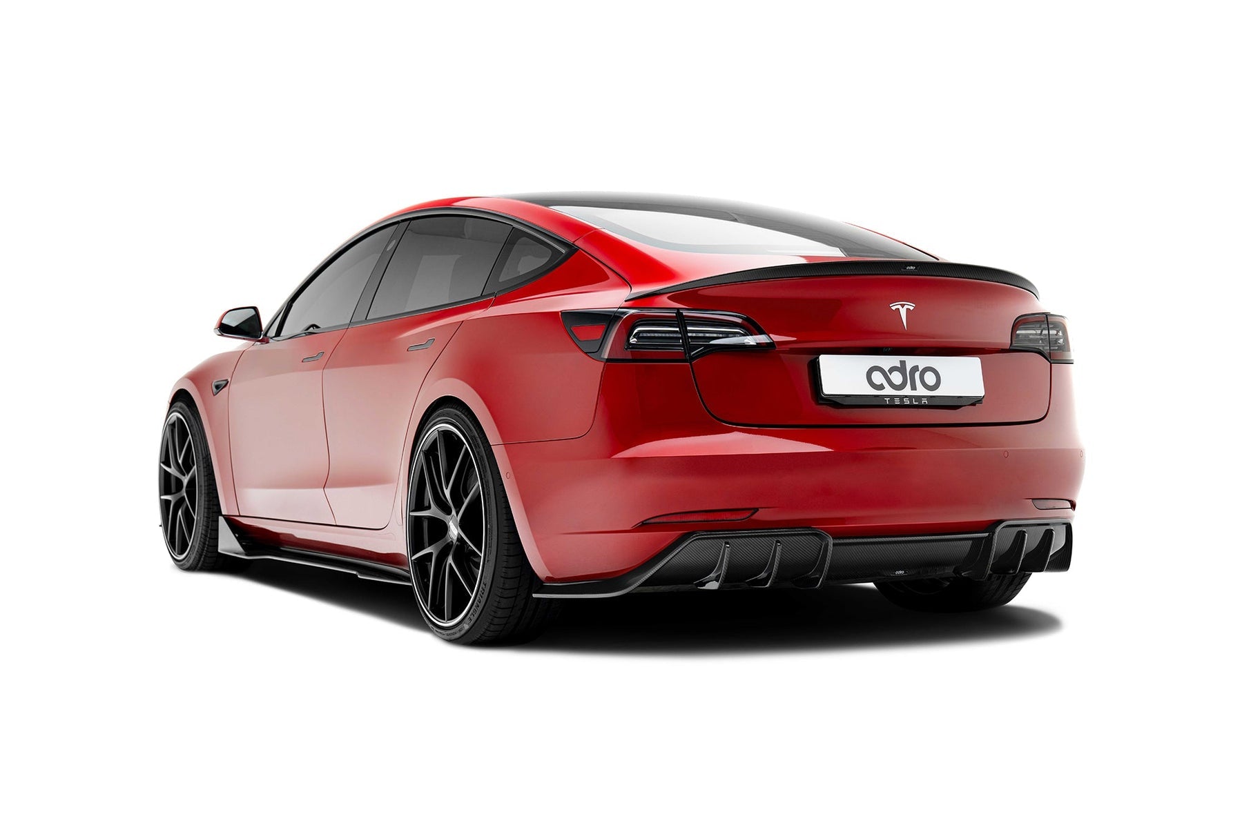 Adro Tesla Model 3 Premium Prepeg Carbon Fiber Side Skirt