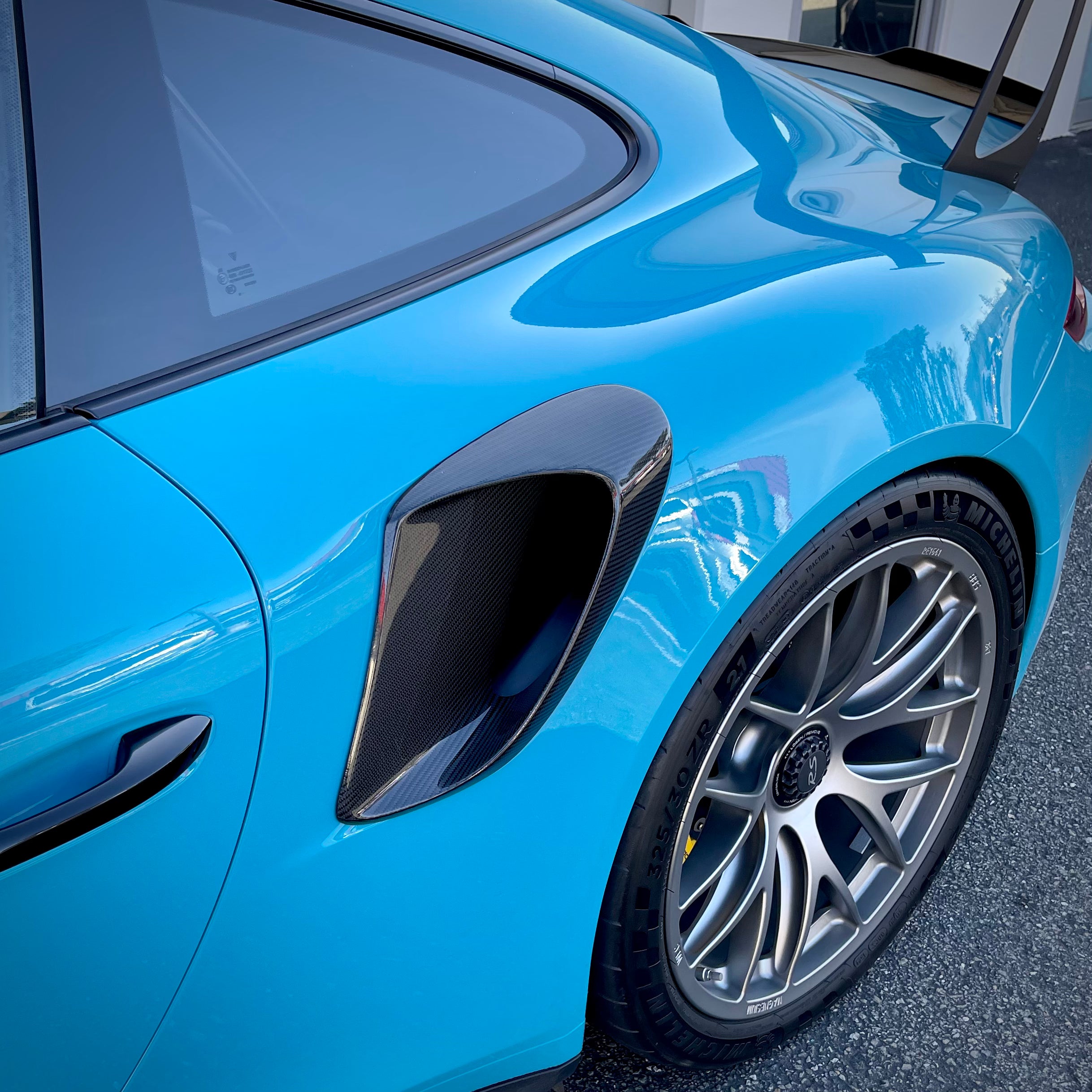 2014 - 2020 Porsche 991 Turbo / GT3RS Carbon Fiber GT2RS Style Side Vents