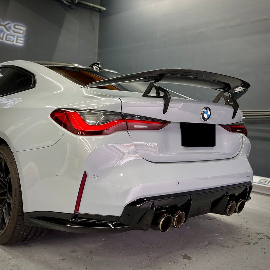 Adro BMW G82 M4 Swan Neck Wing Spoiler Bayoptiks
