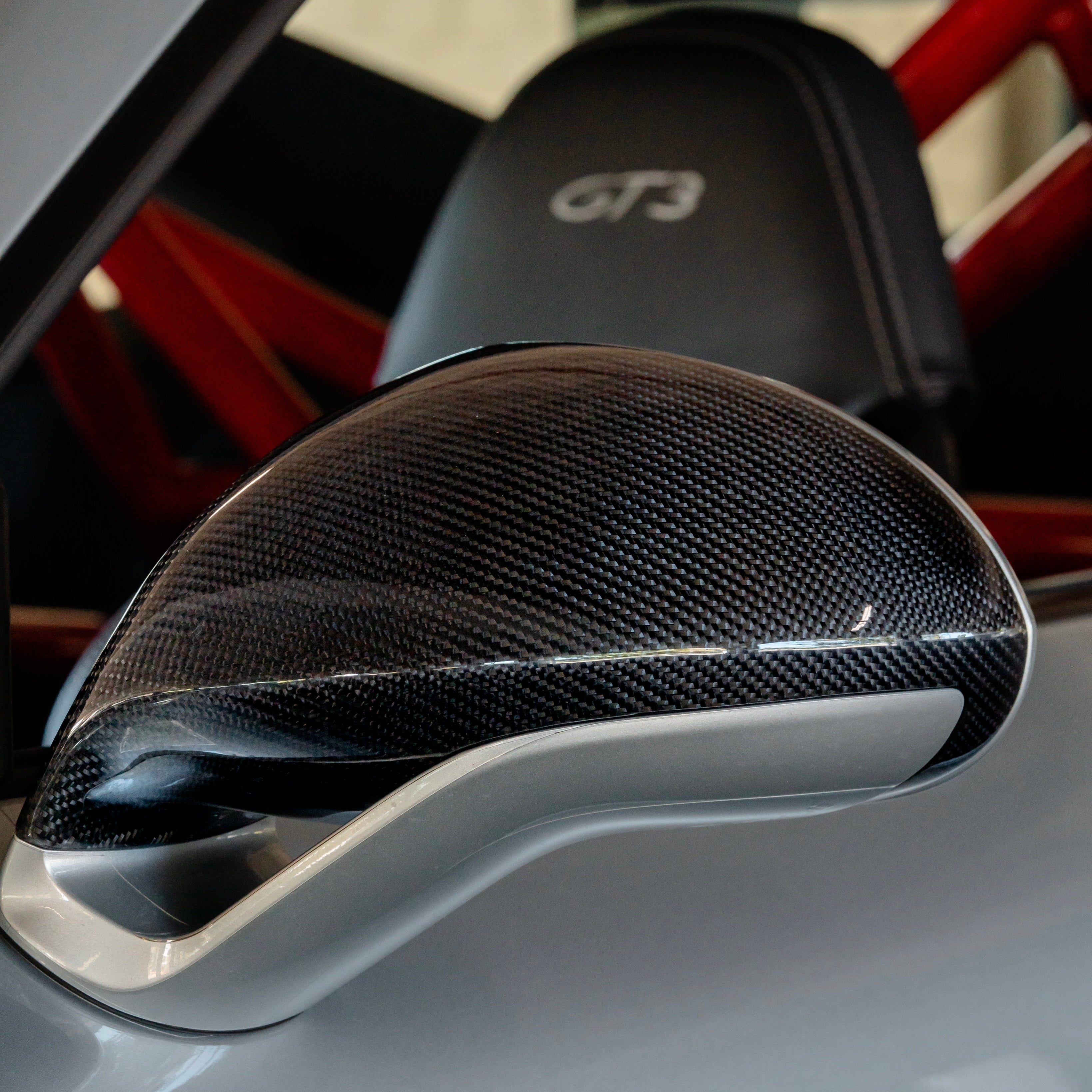 2014 - 2020 Porsche 991 Turbo GT3 GT3RS Carbon Fiber Mirror Housings
