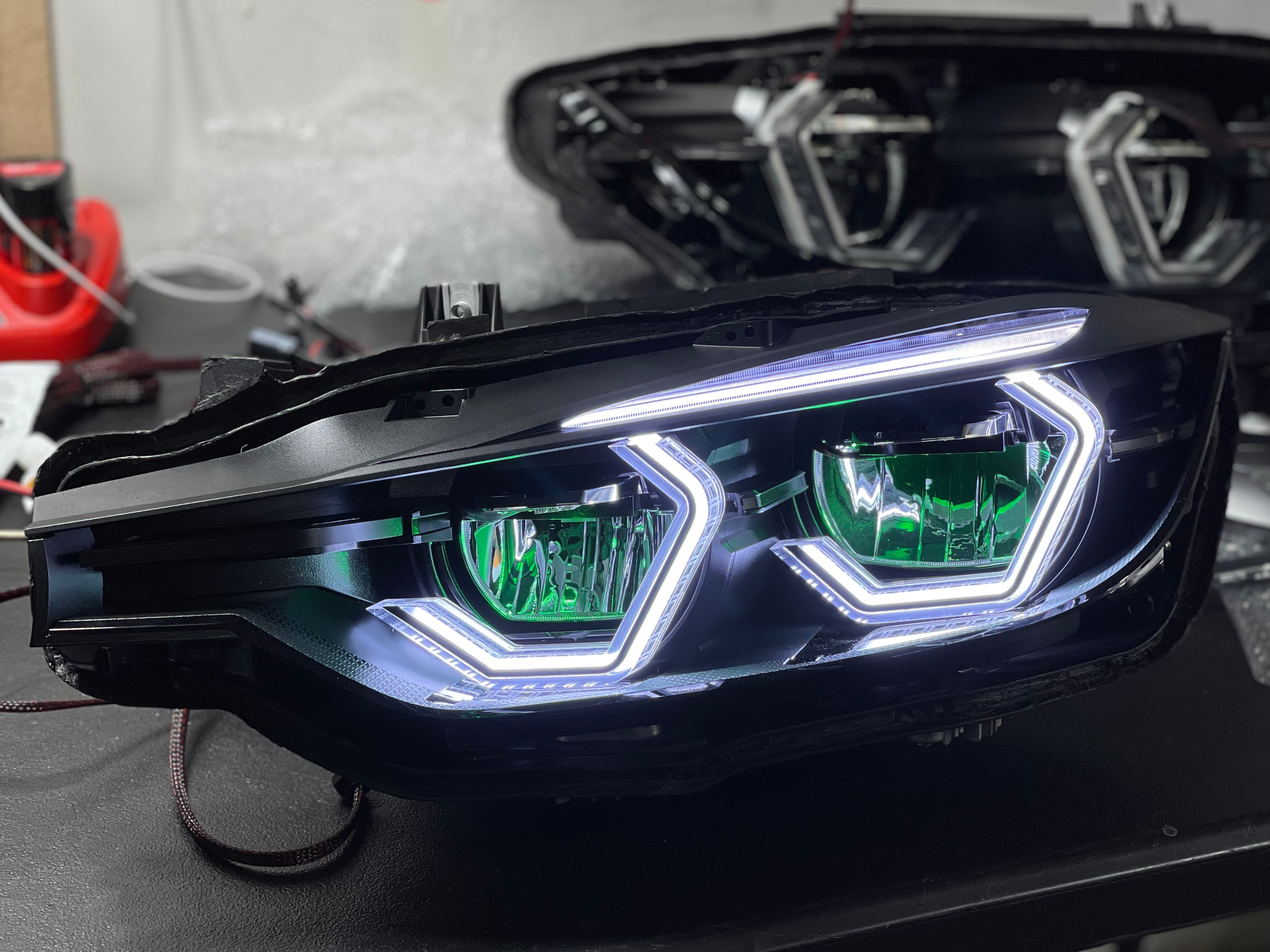 F30 3 Series Sedan Vision Concept Headlight Retrofit (2016 - 2018 LCI LED Only)