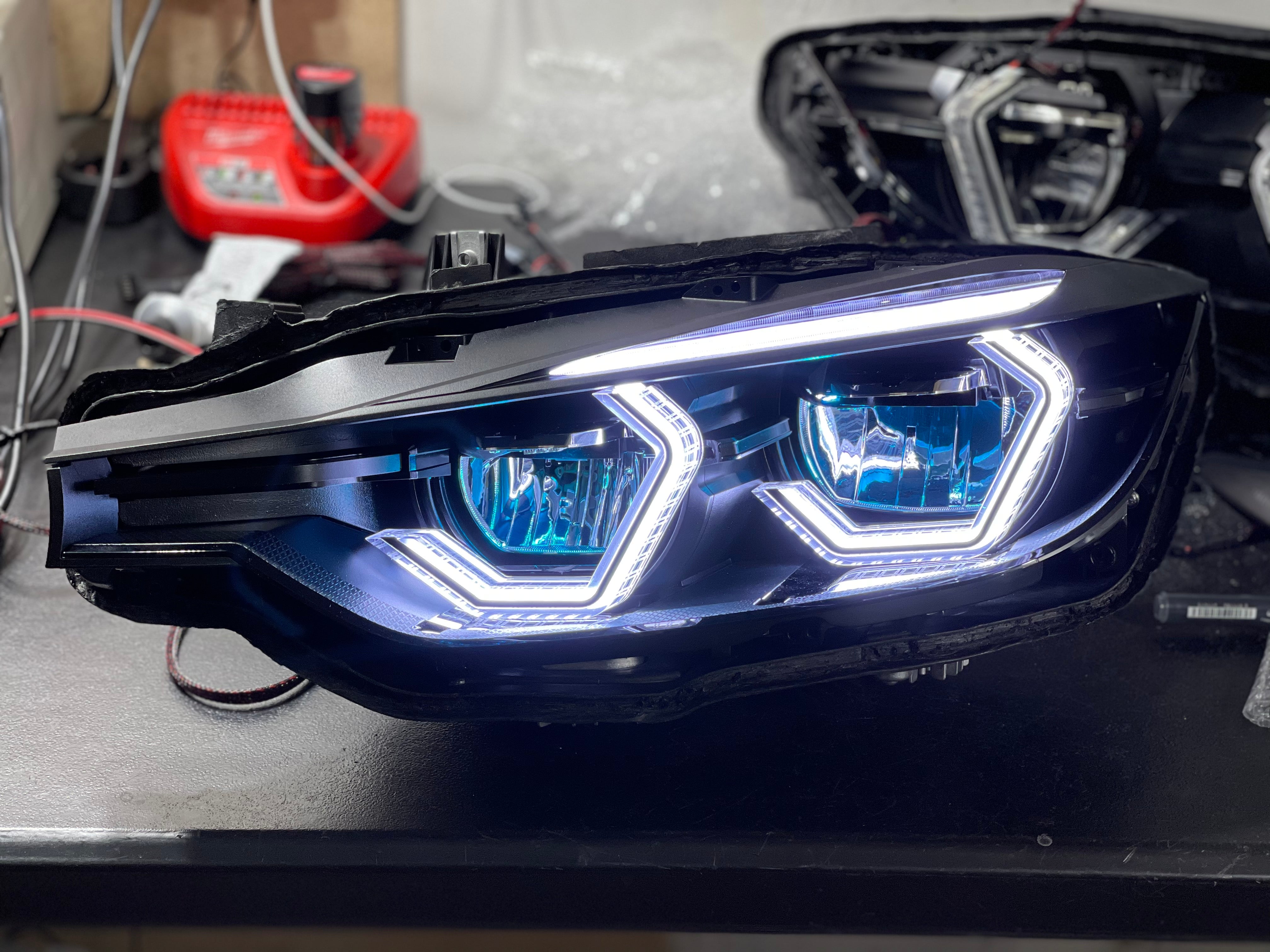 F30 3 Series Sedan Vision Concept Headlight Retrofit (2016 - 2018 LCI LED Only)
